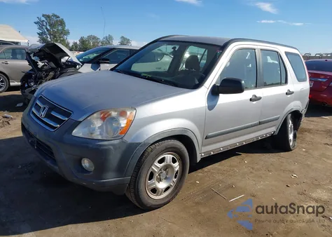2005 Honda Cr-V Lx из США, поврежденный, VIN JHLRD68555C004990